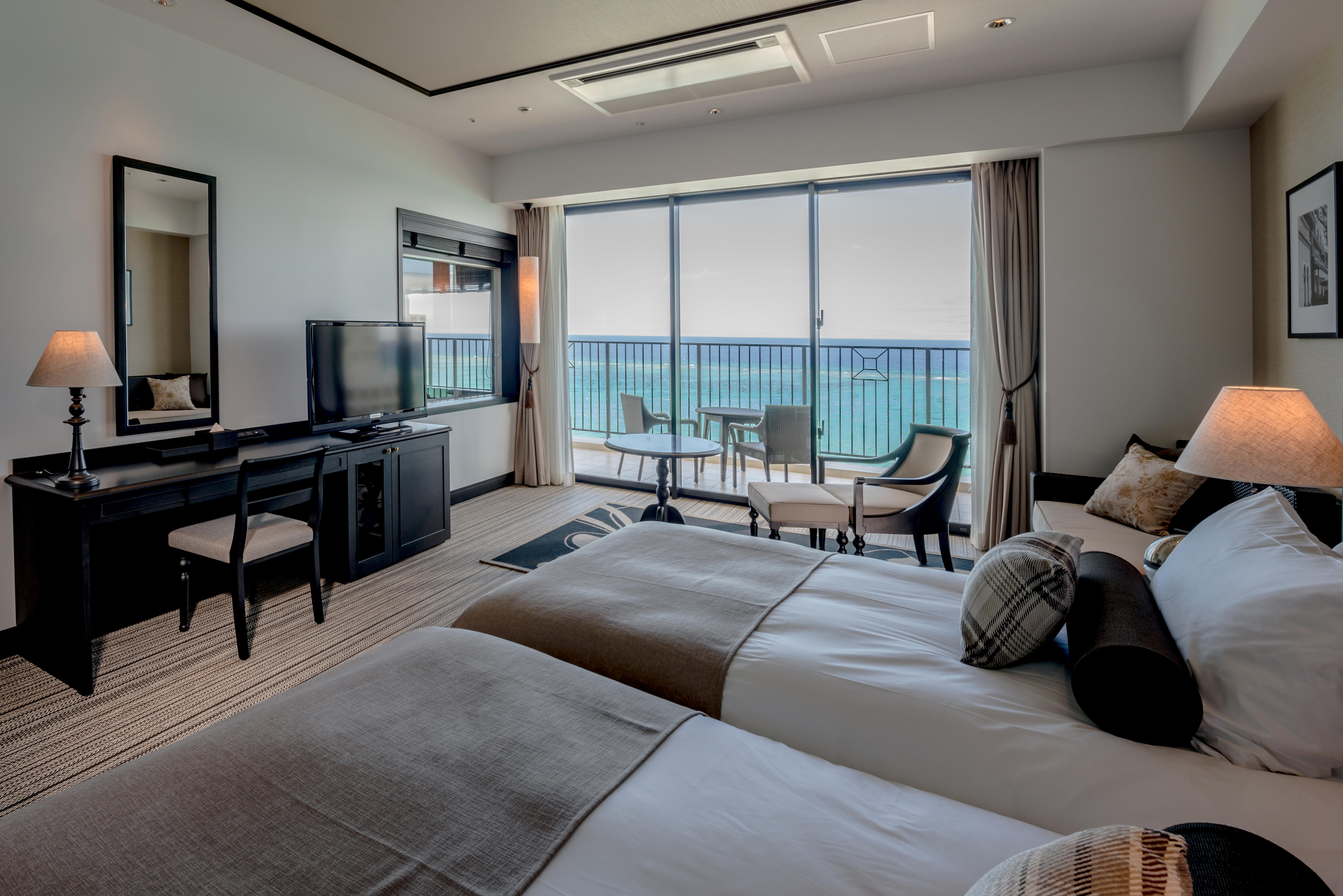 Hotel Monterey Okinawa Spa & Resort Onna Exterior photo Deluxe Ocean View Room